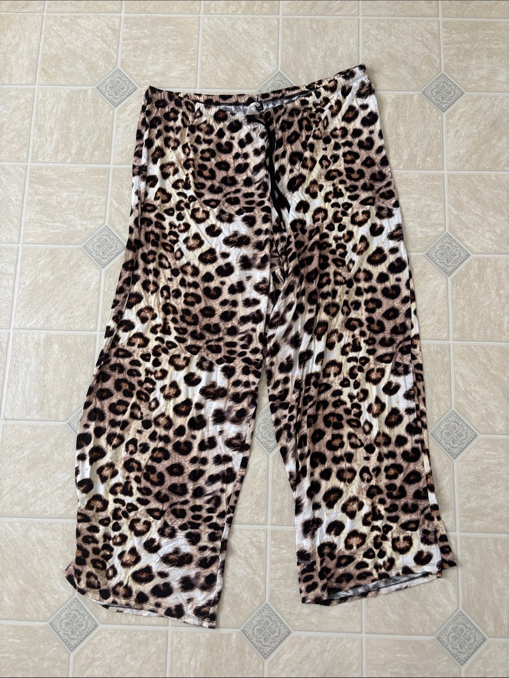 Animal Print Pajama Pants